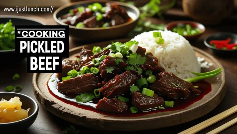 Cooking pickled beef