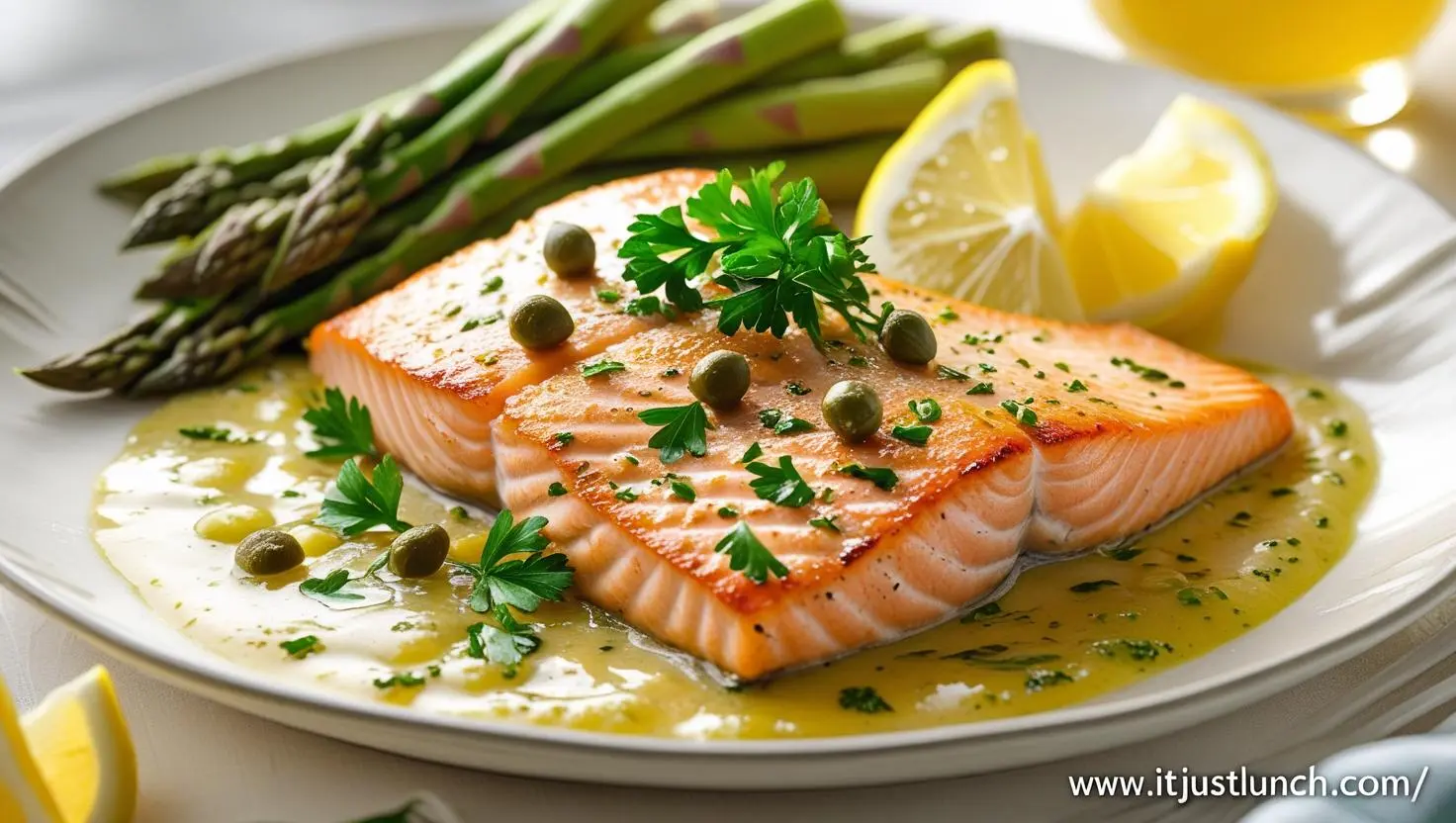 Foodwishes Salmon Piccata